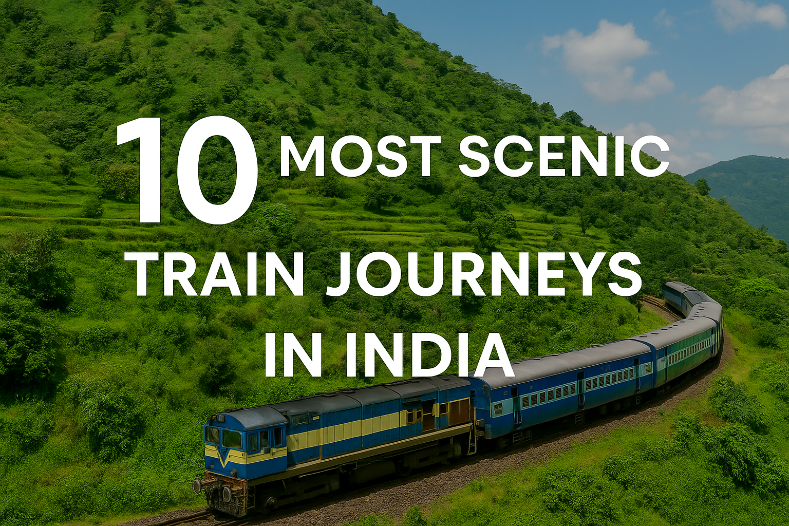10 Breathtaking and Scenic Train Journeys in India