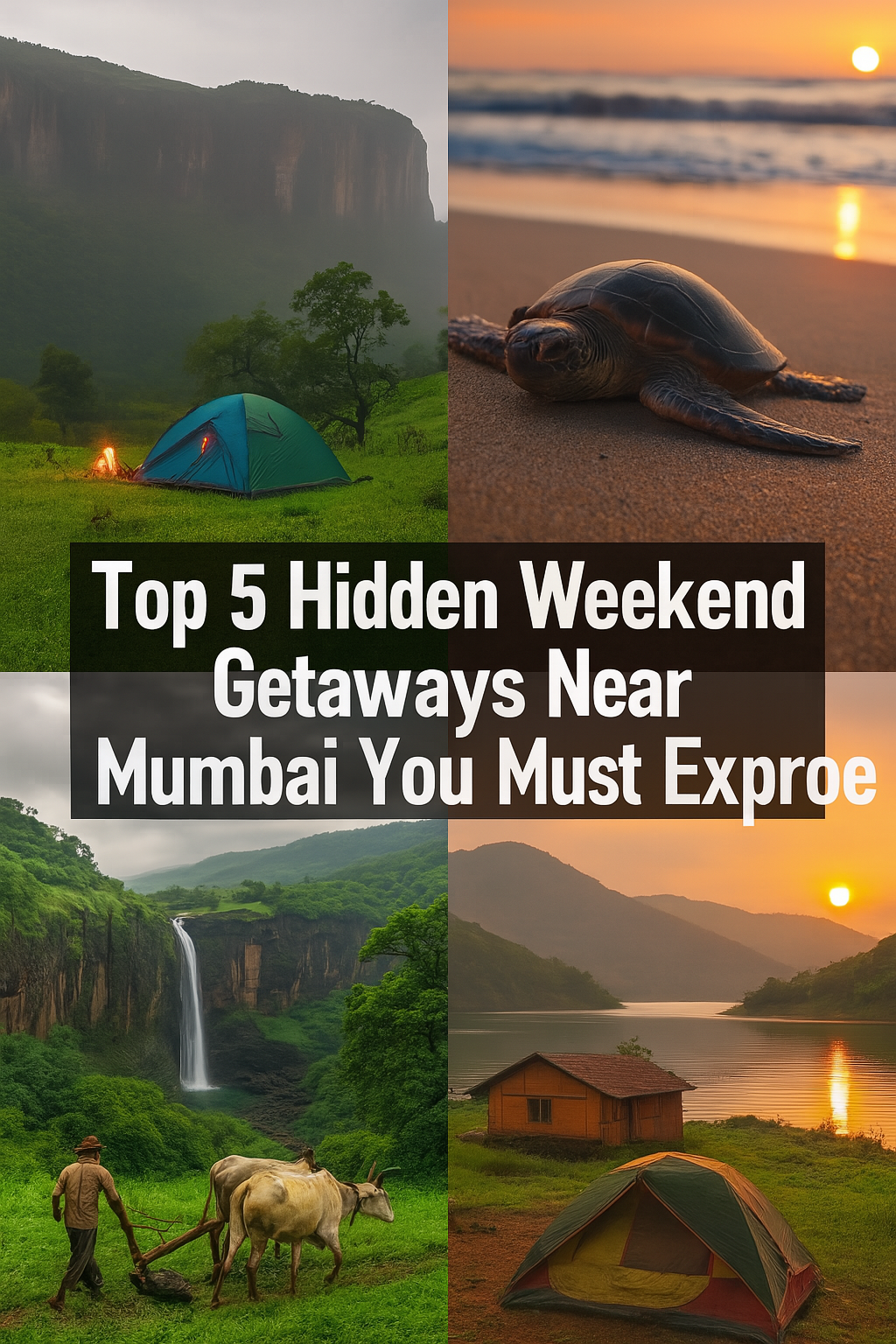 Top 5 Weekend Getaways near Mumbai - Blog Feature Image